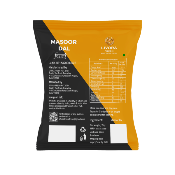 masoor dal 3D